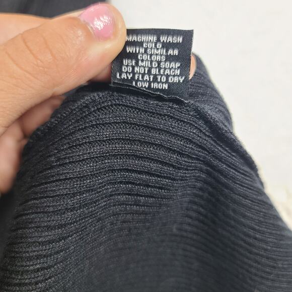 Fashion nova She's ready to go midi sweater black dress Size 3X party bodycon - Picture 15 of 16